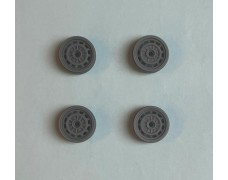 Wheels – Campagnolo HF type ( 4 pcs ) 3D print for Lancia Fulvia 1/24